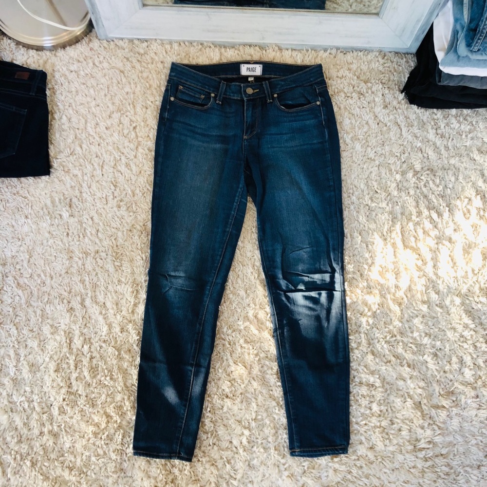 PAIGE Verdugo Skinny Ankle Low Rise Jeans SO COMFY - Picture 4 of 4